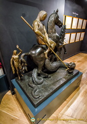 Dalí Sculpture - Saint George and the Dragon